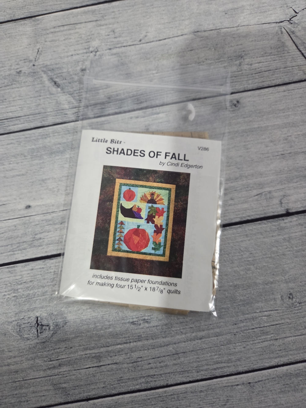 Little Bits Quilting Pattern Shades of Fall